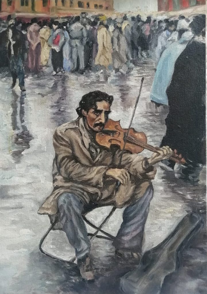 The Quiet Melody - Oil on Canvas